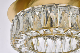 Monroe 12 inch LED Single flush mount in gold