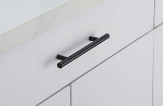 Quinn 5" Center to Center Matte Black Bar Pull Multipack (set of 10)
