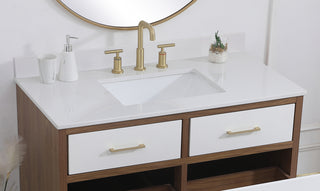 42 inch Backsplash in ivory white