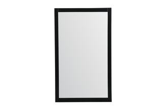 Aqua vanity mirror 60x36 inch in black