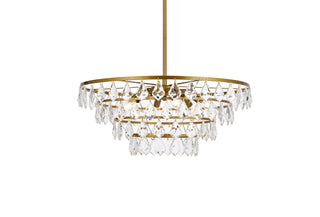 Ella 24 inch pendant in brass