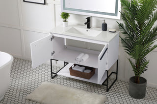 48 inch  Single Bathroom Vanity in Concrete Grey