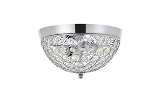 Taye 2 light Chrome Flush Mount