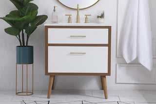 30 inch bathroom vanity in White