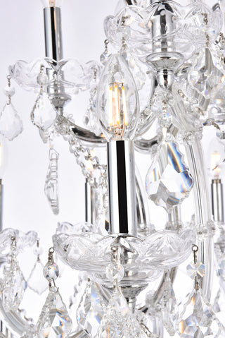 Maria Theresa 28 light Chrome Chandelier Clear Royal Cut Crystal