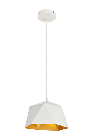 Arden Collection Pendant D10.2 H6.7 Lt:1 frosted white and Gold Finish