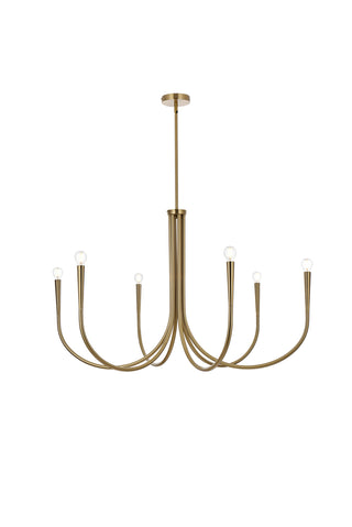 Layne 42 inch chandelier in Gold