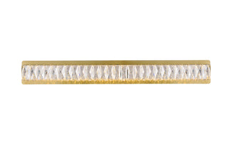 Monroe Integrated LED chip light gold Wall Sconce Clear Royal Cut Crystal