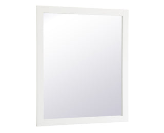 Aqua rectangle vanity mirror 42 inch in White