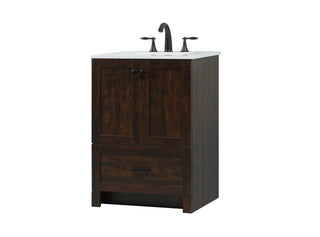 24 inch Single bathroom vanity in expresso