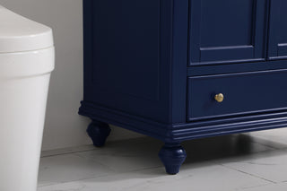 30 inch Single bathroom vanity in blue