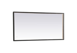 Pier 20x40 inch LED mirror with adjustable color temperature 3000K/4200K/6400K in black