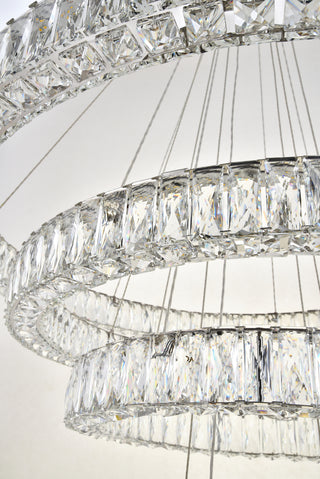 Monroe Integrated LED chip light Chrome Chandelier Clear Royal Cut Crystal