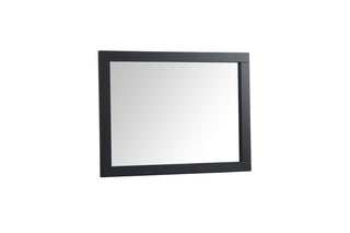 Aqua vanity mirror 24x32 inch in black