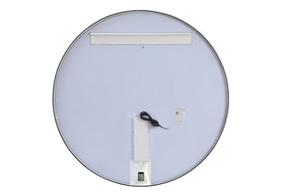 Pier 48 inch LED mirror with adjustable color temperature 3000K/4200K/6400K in black