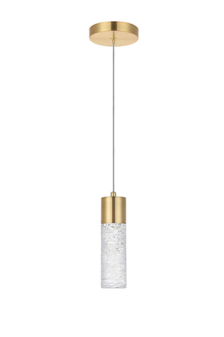 Constellation 1 light Gold LED Pendant