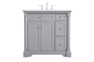 36 inch Single bathroom vanity in  Grey