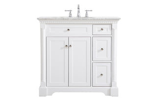 36 inch Single bathroom vanity in  White