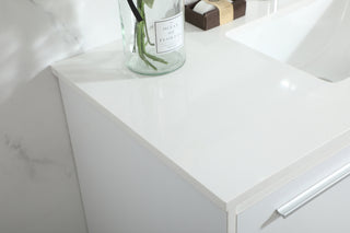 40 inch Single bathroom vanity in white