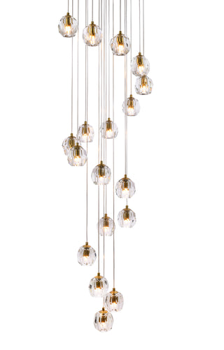 Eren 18 lights Gold pendant