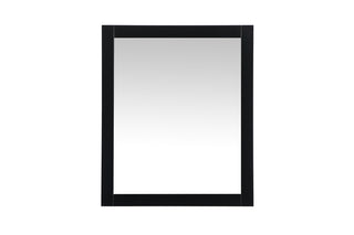 Aqua vanity mirror 30x36 inch in black