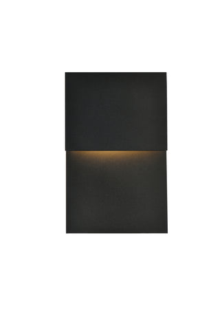 Raine Integrated LED wall sconce  in black