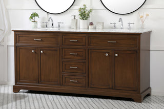 72 inch double bathroom vanity in teak