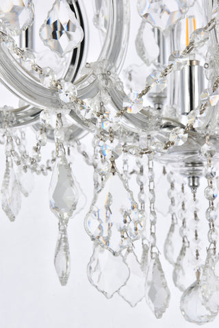 Maria Theresa 9 light Chrome Chandelier Clear Royal Cut Crystal