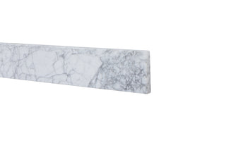 48 inch backsplash in carrara white