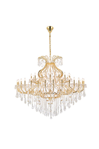 Maria Theresa 49 light Gold Chandelier Clear Royal Cut Crystal