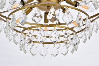 Ella 24 inch pendant in brass