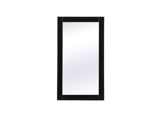 Aqua vanity mirror 18x32 inch in black