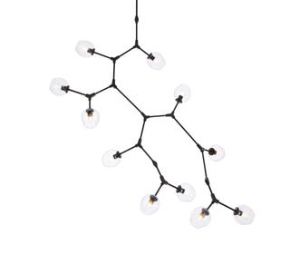 Cavoli 11 lights black chandelier