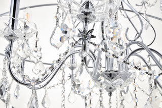 Cordelia 8 Light Chrome Crystal Pendant