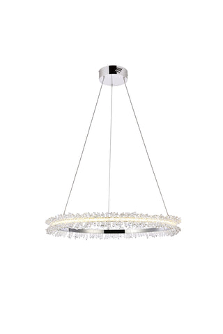 Laurel LED 26 inch Chrome pendant