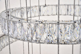 Monroe Integrated LED chip light Chrome Chandelier Clear Royal Cut Crystal