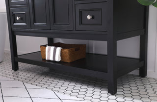 48 in. Single bathroom vanity set in Black