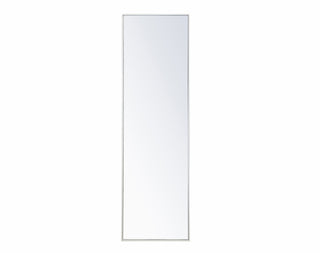 Metal frame rectangle mirror 18x 60 inch in White