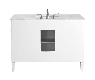 48 In. Single Bathroom Vanity Set In White