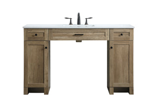 54 Inch ADA Compliant Bathroom Vanity In Natural Oak