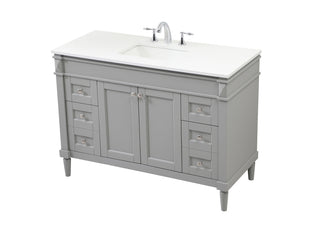 48 inch Single bathroom vanity in grey