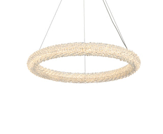 Bowen 24 inch Adjustable LED Chandelier in Satin Gold