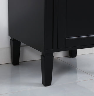 18 inch Single bathroom vanity in Black