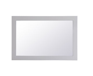 Aqua rectangle vanity mirror 24 inch in Grey