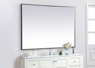 Pier 42x60 inch LED mirror with adjustable color temperature 3000K/4200K/6400K in black