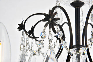 St. Francis 8 light Dark Bronze Chandelier Clear Royal Cut Crystal