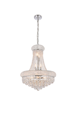 Primo 14 light Chrome Chandelier Clear Royal Cut Crystal