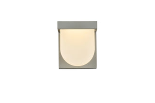 Raine Integrated LED wall sconce in silver