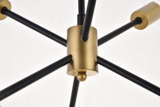 Nolan 6 Light matte black Pendant