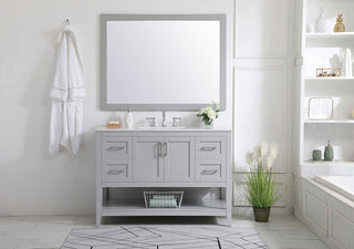 48 inch Single Bathroom Vanity in Grey